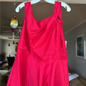 Bright Pink Women's Sleeveless Dress